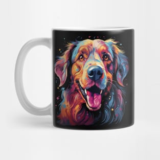 Golden Retriever Rainbow Mug